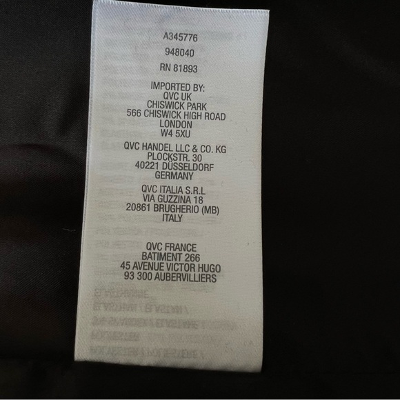 H BY HALSTON Black Textured Shawl Collar Coat Size 12 Minimalist Winter Jacket - Picture 11 of 16